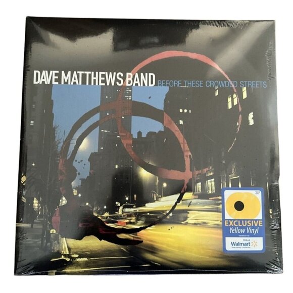 Dave Matthews Band Before These Crowded Streets Yellow Vinyl Limited DMB Record - Picture 1 of 3